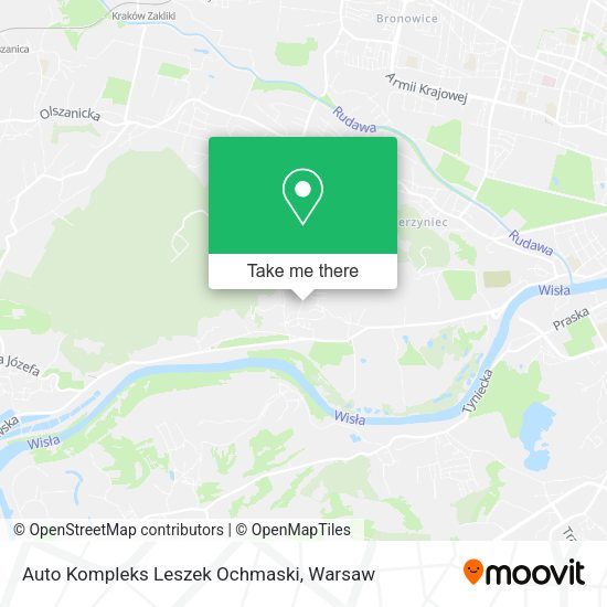 Auto Kompleks Leszek Ochmaski map