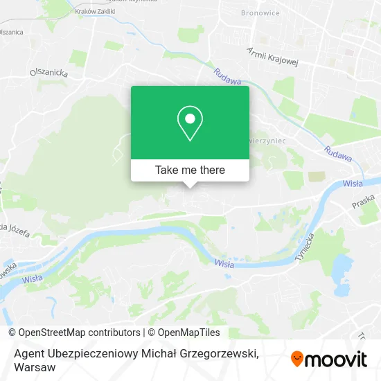 Карта Agent Ubezpieczeniowy Michał Grzegorzewski