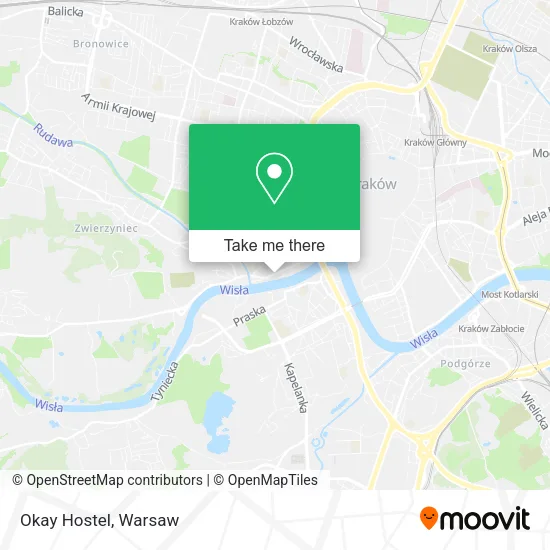 Карта Okay Hostel