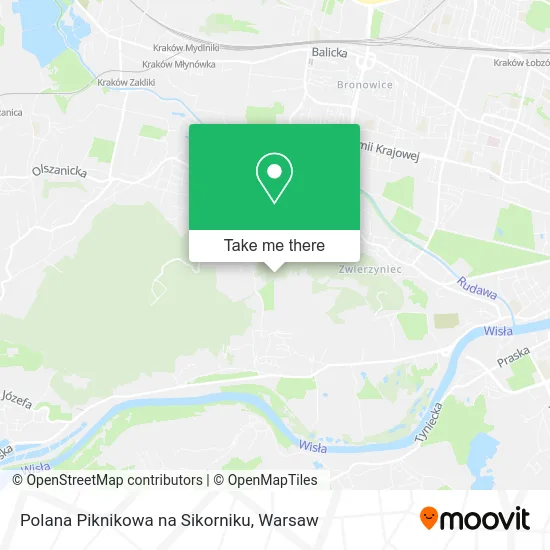 Карта Polana Piknikowa na Sikorniku