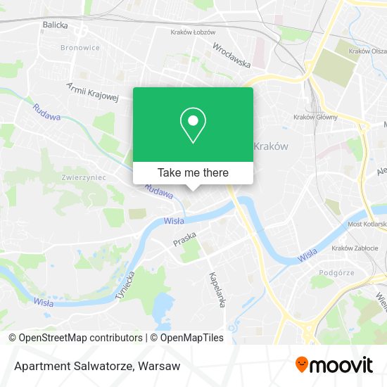 Apartment Salwatorze map