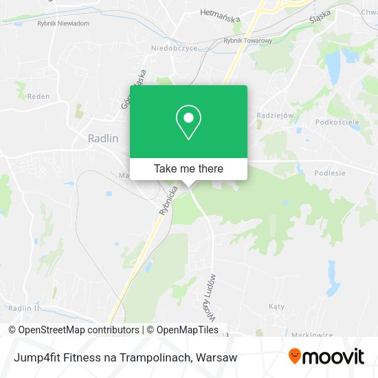 Jump4fit Fitness na Trampolinach map