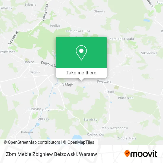 Карта Zbm Meble Zbigniew Bełzowski