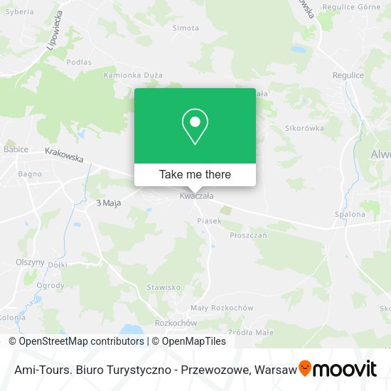 Ami-Tours. Biuro Turystyczno - Przewozowe map