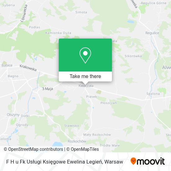 F H u Fk Usługi Księgowe Ewelina Legień map