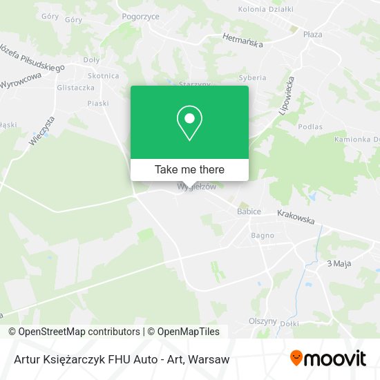 Artur Księżarczyk FHU Auto - Art map