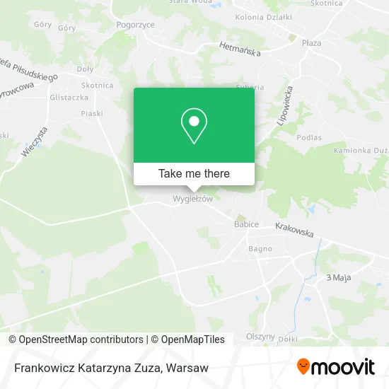 Карта Frankowicz Katarzyna Zuza