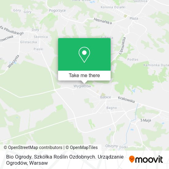 Bio Ogrody. Szkółka Roślin Ozdobnych. Urządzanie Ogrodów map