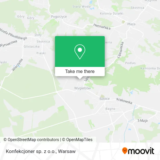Карта Konfekcjoner sp. z o.o.