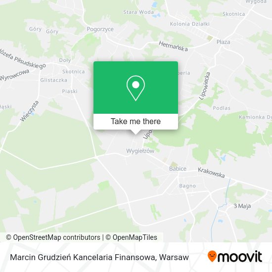 Marcin Grudzień Kancelaria Finansowa map