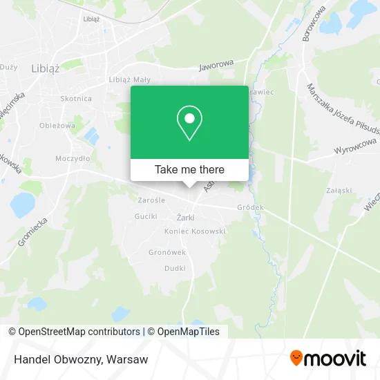 Карта Handel Obwozny