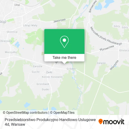 Карта Przedsiebiorstwo Produkcyjno Handlowo Uslugowe 4d