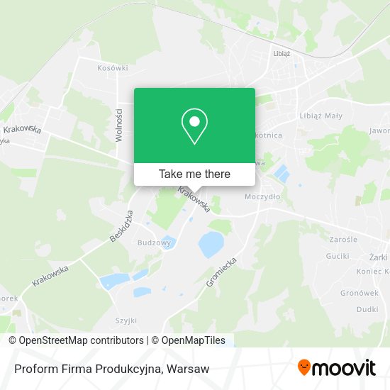 Proform Firma Produkcyjna map