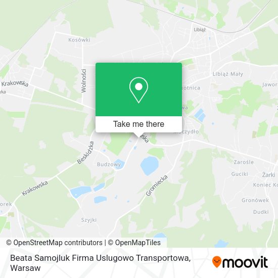 Beata Samojluk Firma Uslugowo Transportowa map