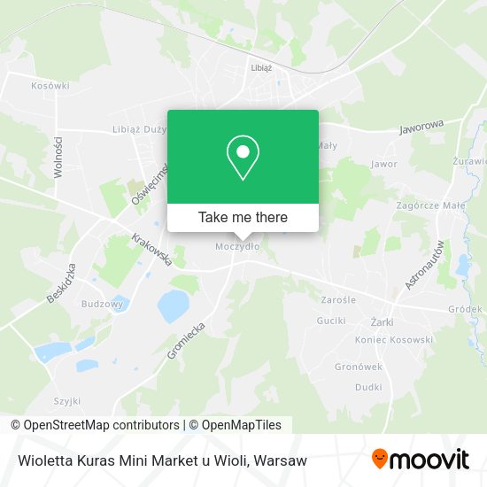 Wioletta Kuras Mini Market u Wioli map