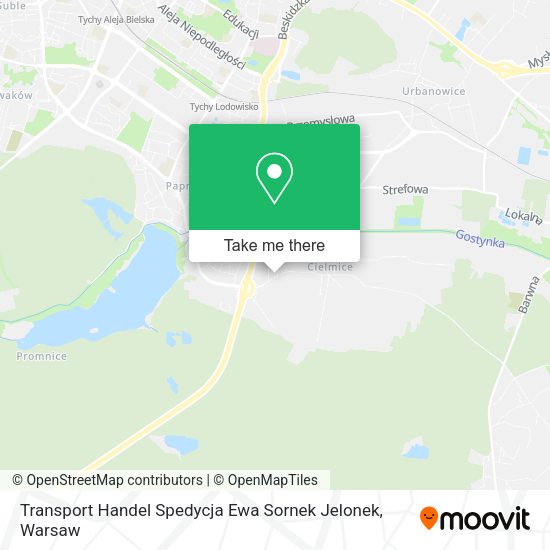 Transport Handel Spedycja Ewa Sornek Jelonek map