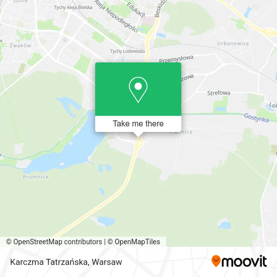 Карта Karczma Tatrzańska