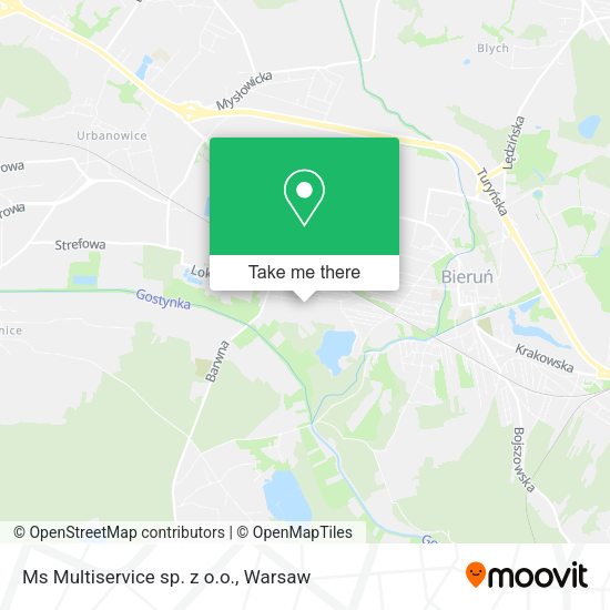 Ms Multiservice sp. z o.o. map