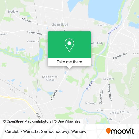 Carclub - Warsztat Samochodowy map