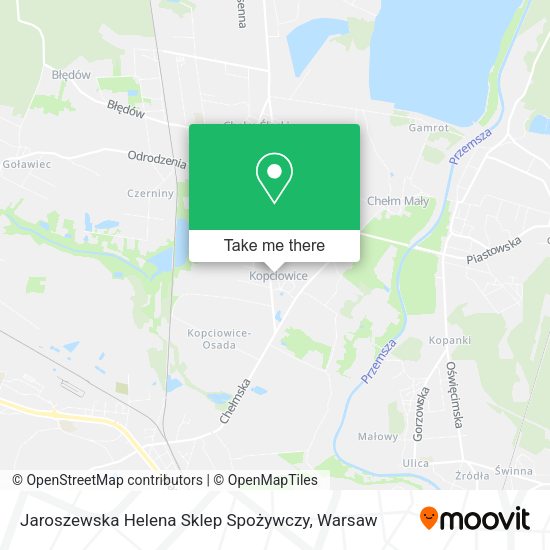 Jaroszewska Helena Sklep Spożywczy map