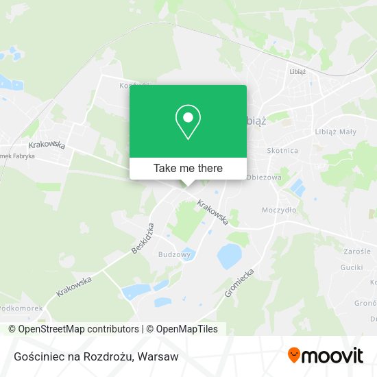 Gościniec na Rozdrożu map