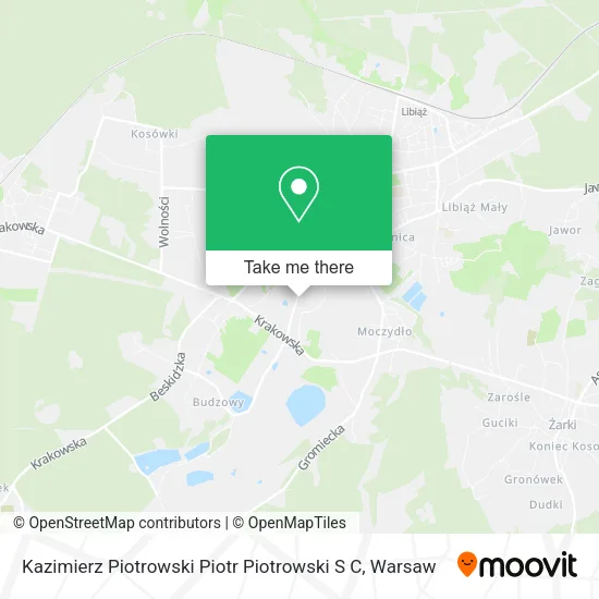 Kazimierz Piotrowski Piotr Piotrowski S C map