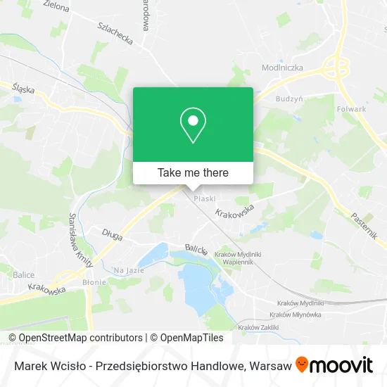 Карта Marek Wcisło - Przedsiębiorstwo Handlowe