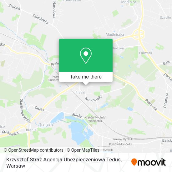 Krzysztof Straż Agencja Ubezpieczeniowa Tedus map