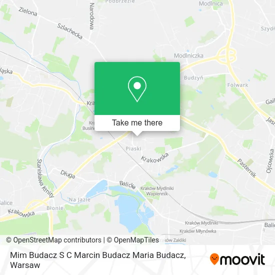 Карта Mim Budacz S C Marcin Budacz Maria Budacz