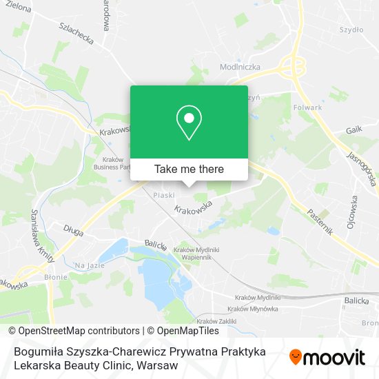 Bogumiła Szyszka-Charewicz Prywatna Praktyka Lekarska Beauty Clinic map