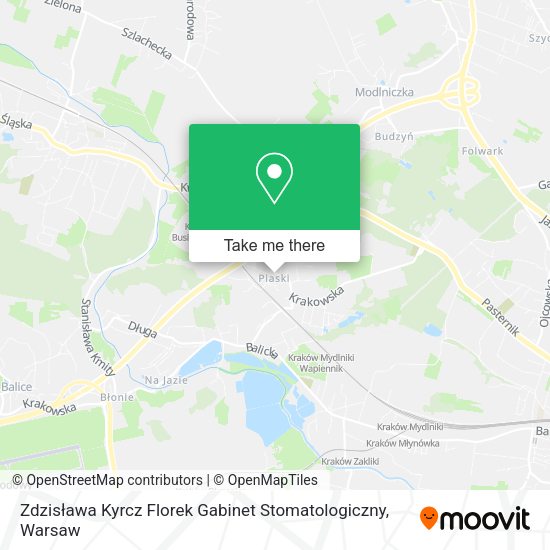 Zdzisława Kyrcz Florek Gabinet Stomatologiczny map