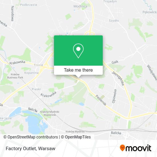 Factory Outlet map