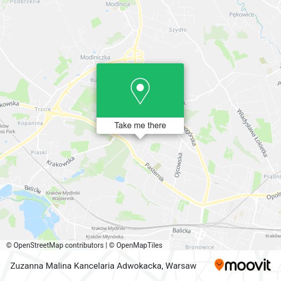 Zuzanna Malina Kancelaria Adwokacka map