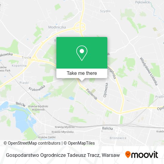 Gospodarstwo Ogrodnicze Tadeusz Tracz map