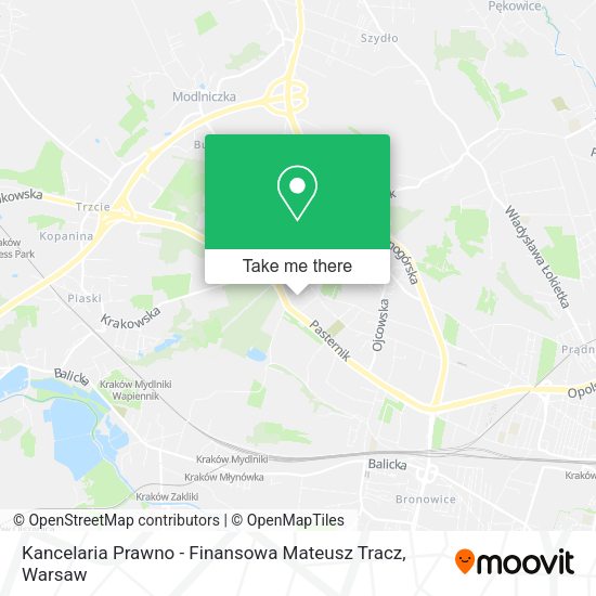 Kancelaria Prawno - Finansowa Mateusz Tracz map