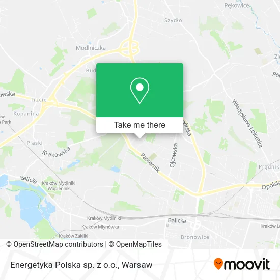 Карта Energetyka Polska sp. z o.o.