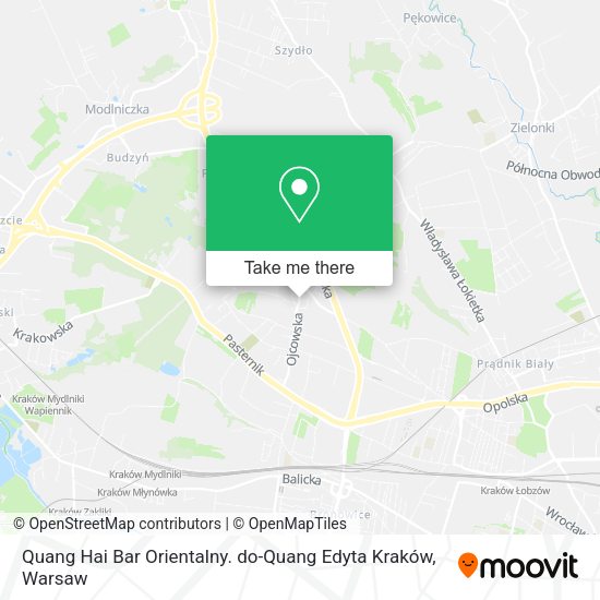 Quang Hai Bar Orientalny. do-Quang Edyta Kraków map