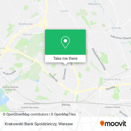 Krakowski Bank Spoldzielczy map