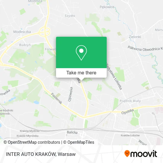 Карта INTER AUTO KRAKÓW