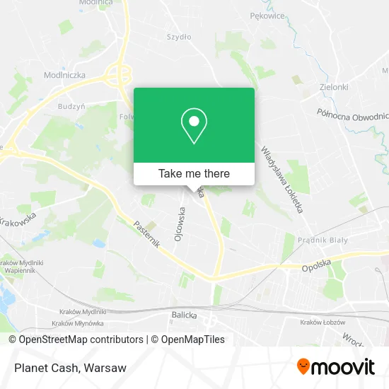 Planet Cash map