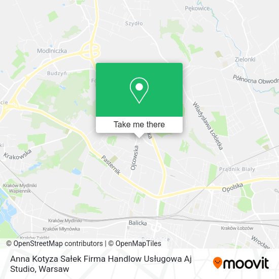 Anna Kotyza Sałek Firma Handlow Usługowa Aj Studio map