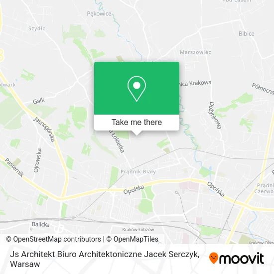 Карта Js Architekt Biuro Architektoniczne Jacek Serczyk