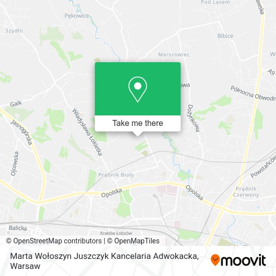 Marta Wołoszyn Juszczyk Kancelaria Adwokacka map