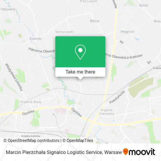 Marcin Pierzchała Signalco Logistic Service map