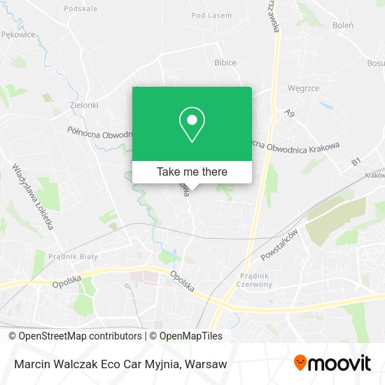 Marcin Walczak Eco Car Myjnia map