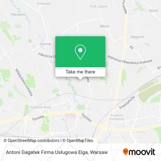 Antoni Gagatek Firma Usługowa Elga map