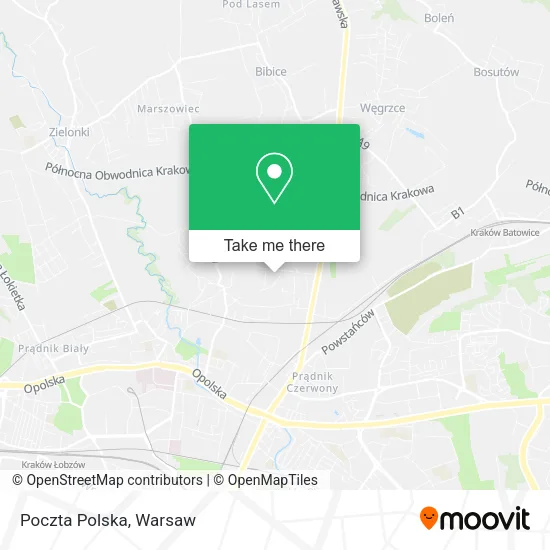 Карта Poczta Polska