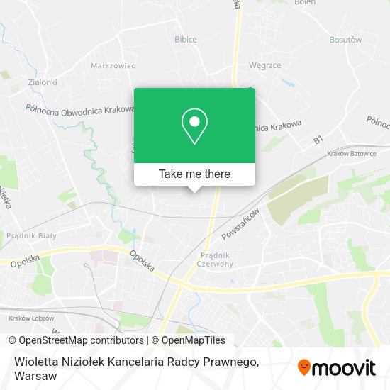 Wioletta Niziołek Kancelaria Radcy Prawnego map