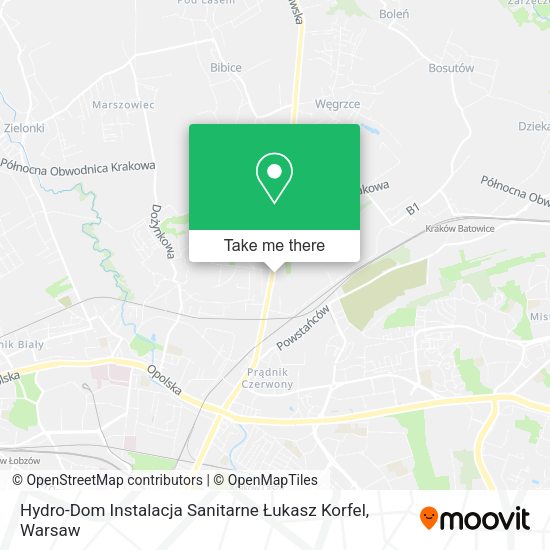 Hydro-Dom Instalacja Sanitarne Łukasz Korfel map