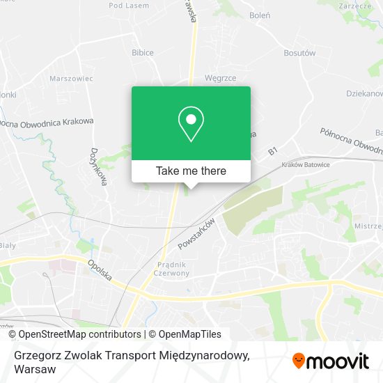 Grzegorz Zwolak Transport Międzynarodowy map